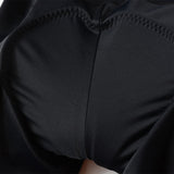 Pantalon de cyclisme cargo long ES16 Supreme unisexe - avec coussinet et poches. Noir
