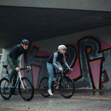 Pantalon de cyclisme d'hiver ES16 Supreme unisexe - avec coussinet. Bleu clair