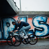 Pantalon de cyclisme d'hiver ES16 Supreme unisexe - avec coussinet. Bleu clair