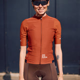 ES16 - Pantalon de cyclisme femme Supreme marron foncé