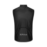 ES16 Gilet coupe-vent avec dos ouvert - Noir