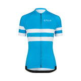 Maillot de cyclisme ES16 Elite Stripes - Rayures bleu clair. Femmes