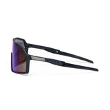 Lunettes de cyclisme ES16 Enzo. Noir avec verres bleus.