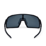 Lunettes de cyclisme ES16 Enzo. Couleur noire avec verres polarisés gris.