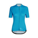 Maillot de cyclisme ES16 à rayures bleu clair - Femme