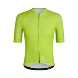 Maillot cycliste rayé vert anis ES16