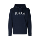 Sweat à capuche mode ES16. Bleu marine. 100% coton biologique