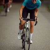 Maillot de cyclisme ES16 à rayures bleu clair - Femme