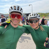Maillot de cyclisme ES16 PRO Razor. Vert simple